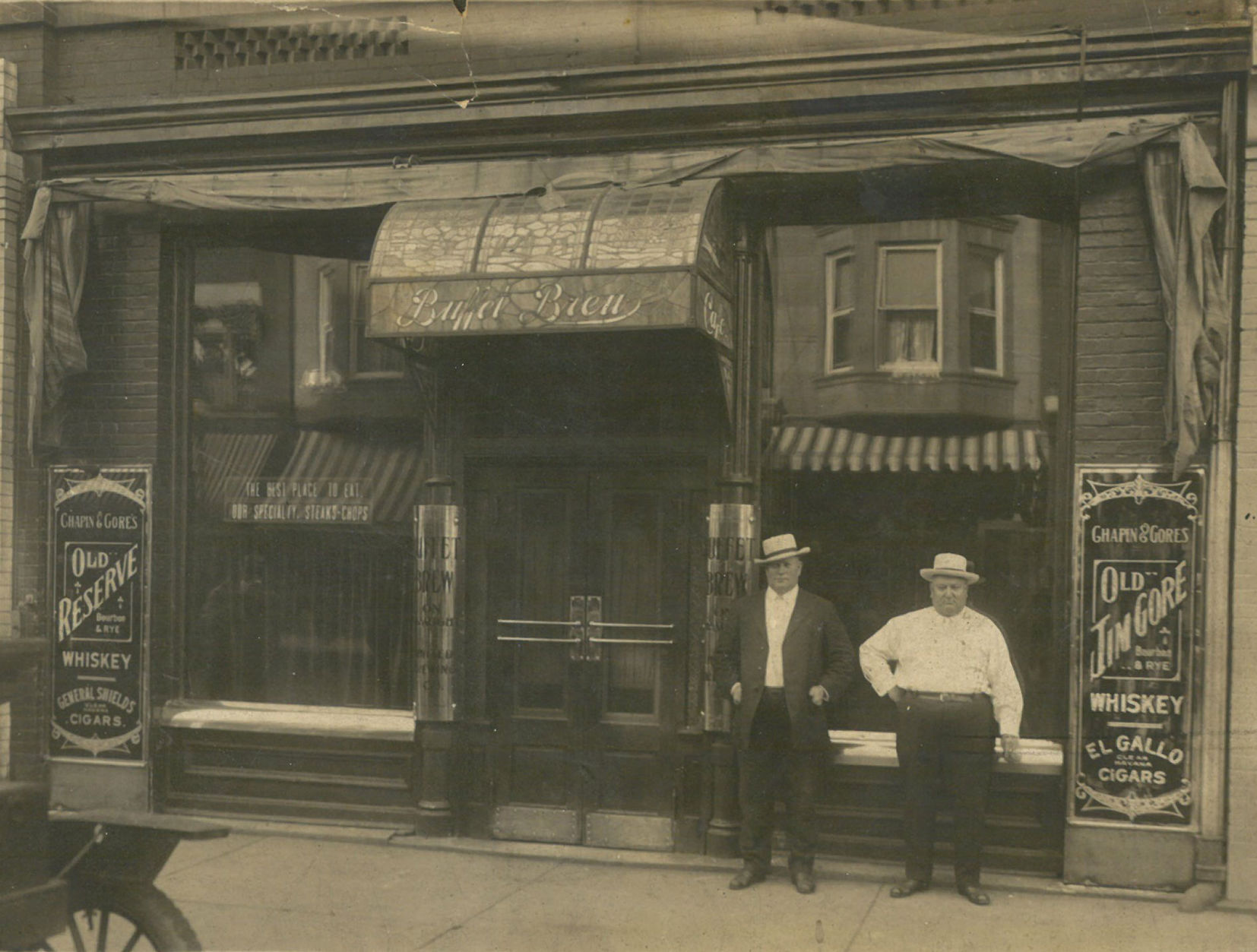Clabby's Cafe in 1910